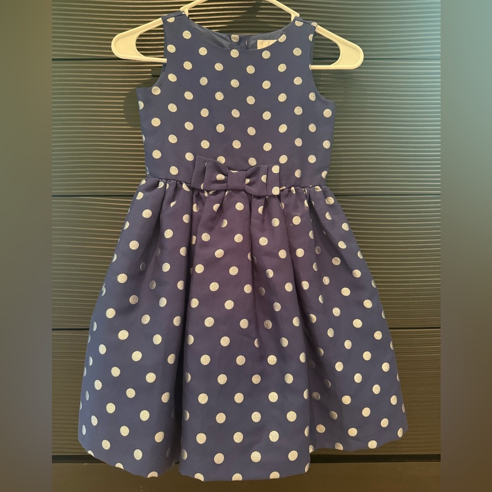 Gymboree Navy Polka Dot Dress